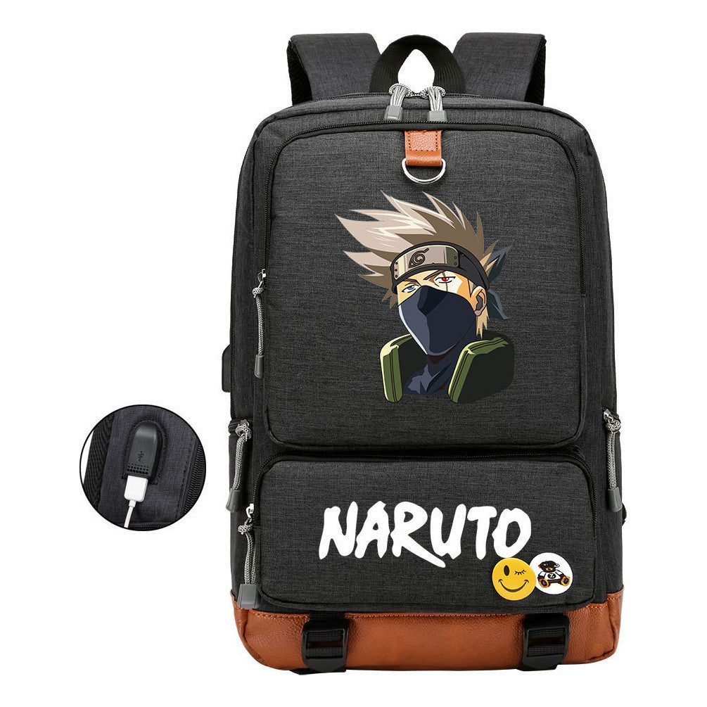 Printed Usb Youth Student Backpack For Men And Women's Leisure Travel Backpack