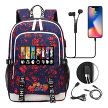 Junior Student Backpack Usb Leisure Backpack For Boys And Girls