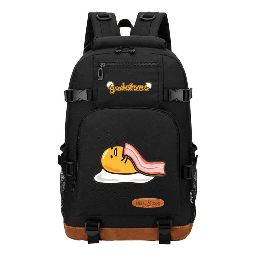 Lazy Egg Student Backpack, Boys And Girls Backpack