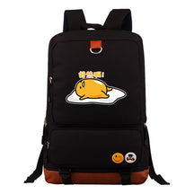 Cartoon Anime Lazy Egg Youth Student Backpack With Large Capacity Travel Bag For Boys And Girls Backpack