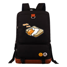 Cartoon Anime Lazy Egg Youth Student Backpack With Large Capacity Travel Bag For Boys And Girls Backpack