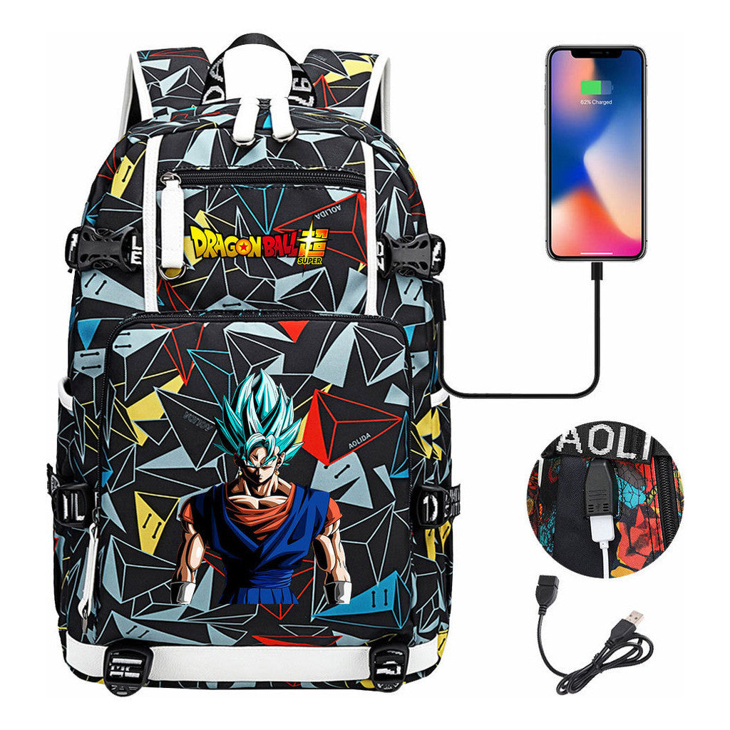 Sun Wukong Usb Large Capacity Youth Student Backpack For Leisure Travel Backpack