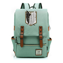The Giant Of Manga Attack Printed Teenage Student Backpack For Men And Women With Casual Belt Buckle Classic Backpack 38*27*12.5cm