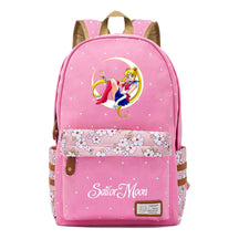 Anime Beauty Girl Warrior Youth School Bag Fragmented Flower Leisure Backpack