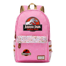 Jurassic Park Dinosaur Printed Student Backpack Leisure Backpack