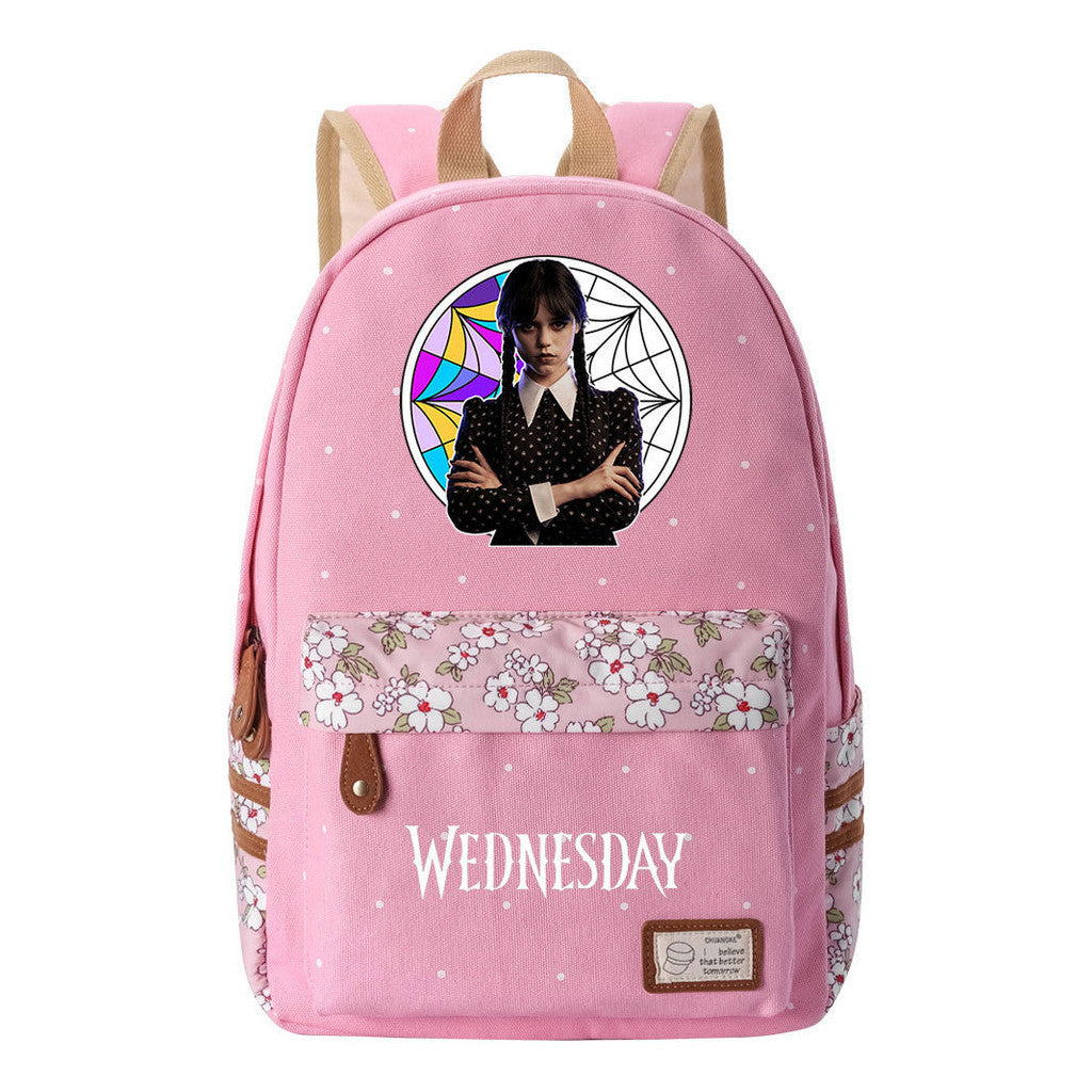 Printed Student Backpack, Fashionable And Casual Backpack
