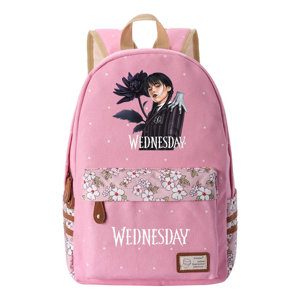 Printed Student Backpack, Fashionable And Casual Backpack
