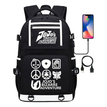 Comic Joe's Wonderful Adventure Print Usb Youth Student Backpack For Men And Women's Leisure Travel Backpack