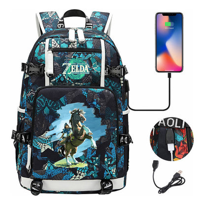 Printed Teenage Student Backpack For Men And Women's Travel Backpacks
