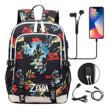 Usb Youth Student Backpack For Men And Women's Leisure Sports Backpack
