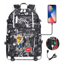 Printed Youth Student Backpack, Backpack, Leisure Travel Backpack
