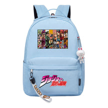 Comic Jojo's Wonderful Adventure Print Youth Student School Bag Leisure Bag Girl Backpack