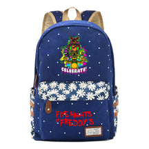 Toy Bear Game Fashion Printed Teenage Girls Student School Bag Men's And Women's Casual Canvas Backpack