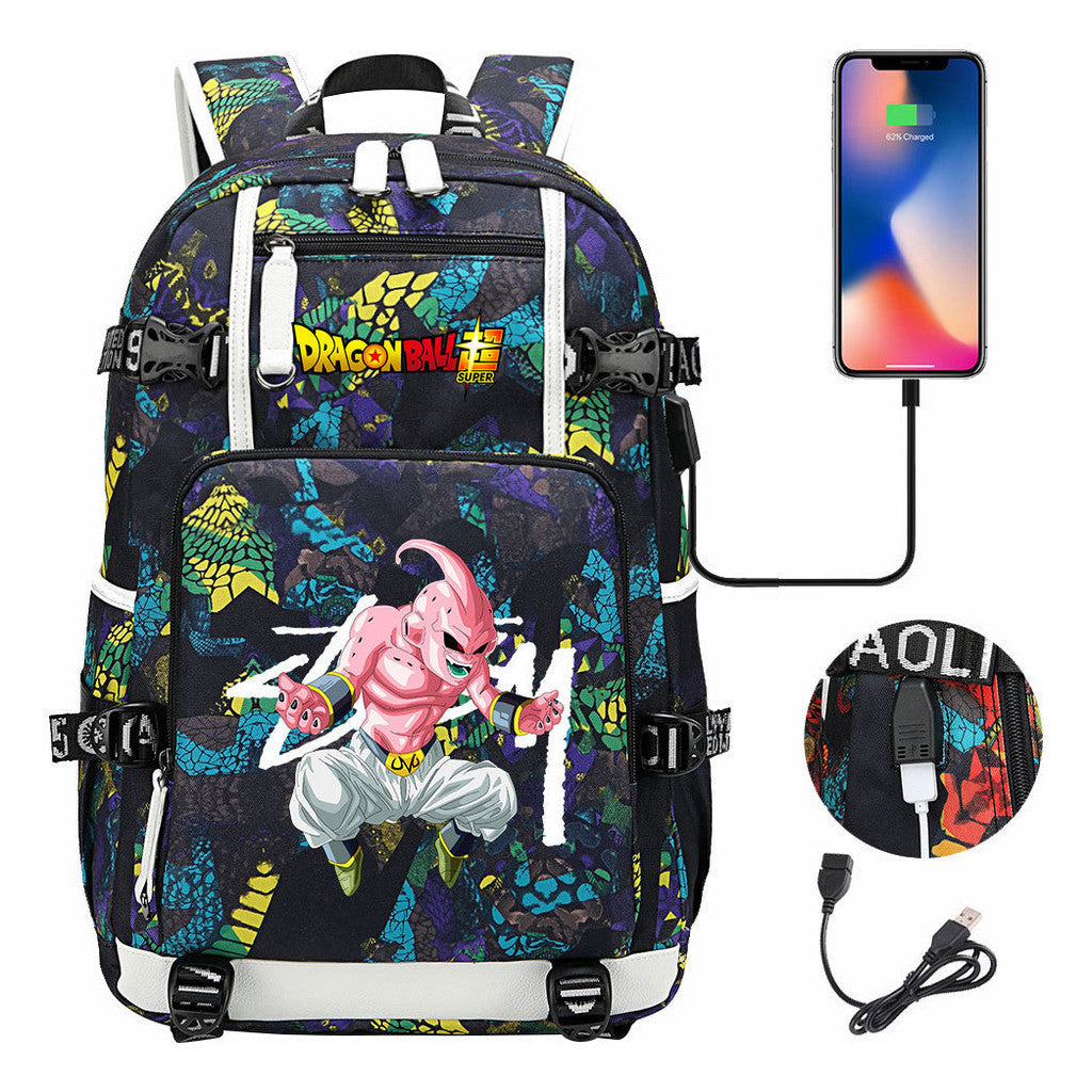 Fashionable Sun Wukong Usb Large Capacity Youth Student Backpack Leisure Travel Backpack