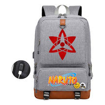Naruto Printed Usb Student Backpack For Men And Women's Leisure Travel Backpack