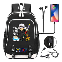 Pirate King Lufei Youth Student School Bag Usb Men's And Women's Leisure Backpack