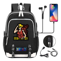 Pirate King Lufei Youth Student School Bag Usb Men's And Women's Leisure Backpack
