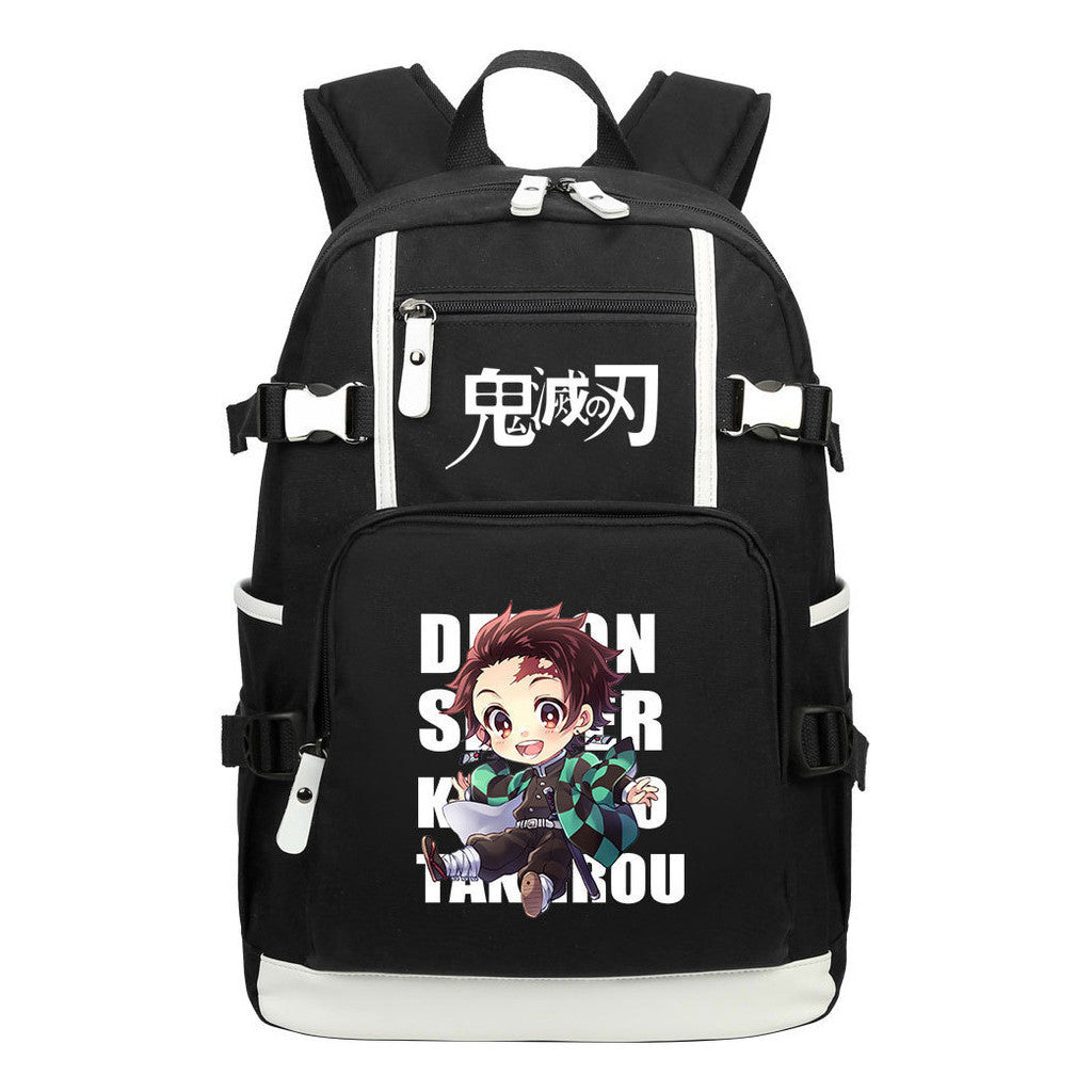 Anime Youth Student School Bag Men's And Women's Backpack Leisure Travel Backpack