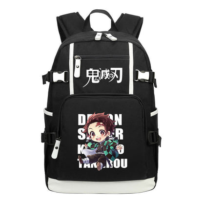 Anime Youth Student School Bag Men's And Women's Backpack Leisure Travel Backpack
