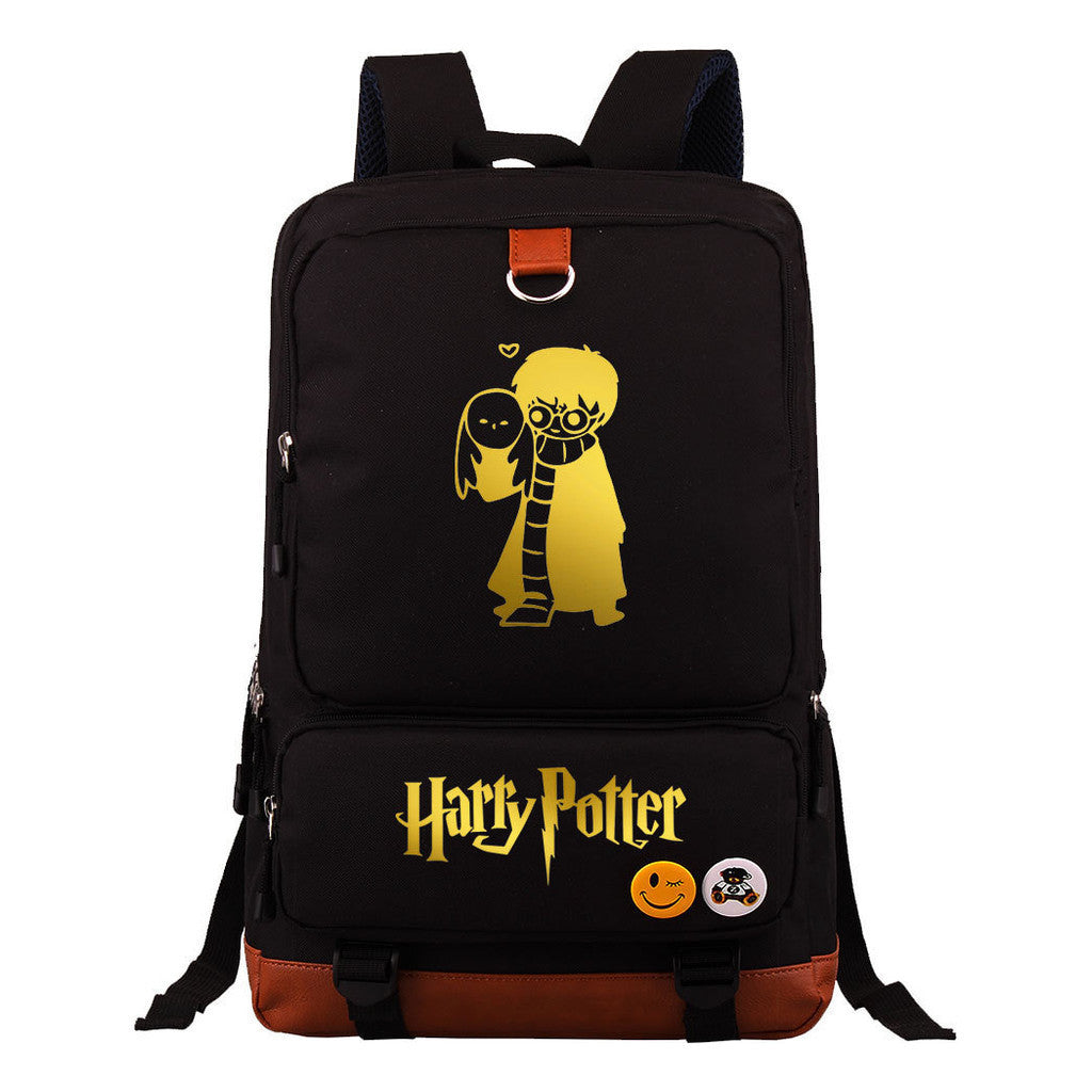 Golden Magic School Youth Student School Bag Large Capacity Travel Bag Men's And Women's Backpack