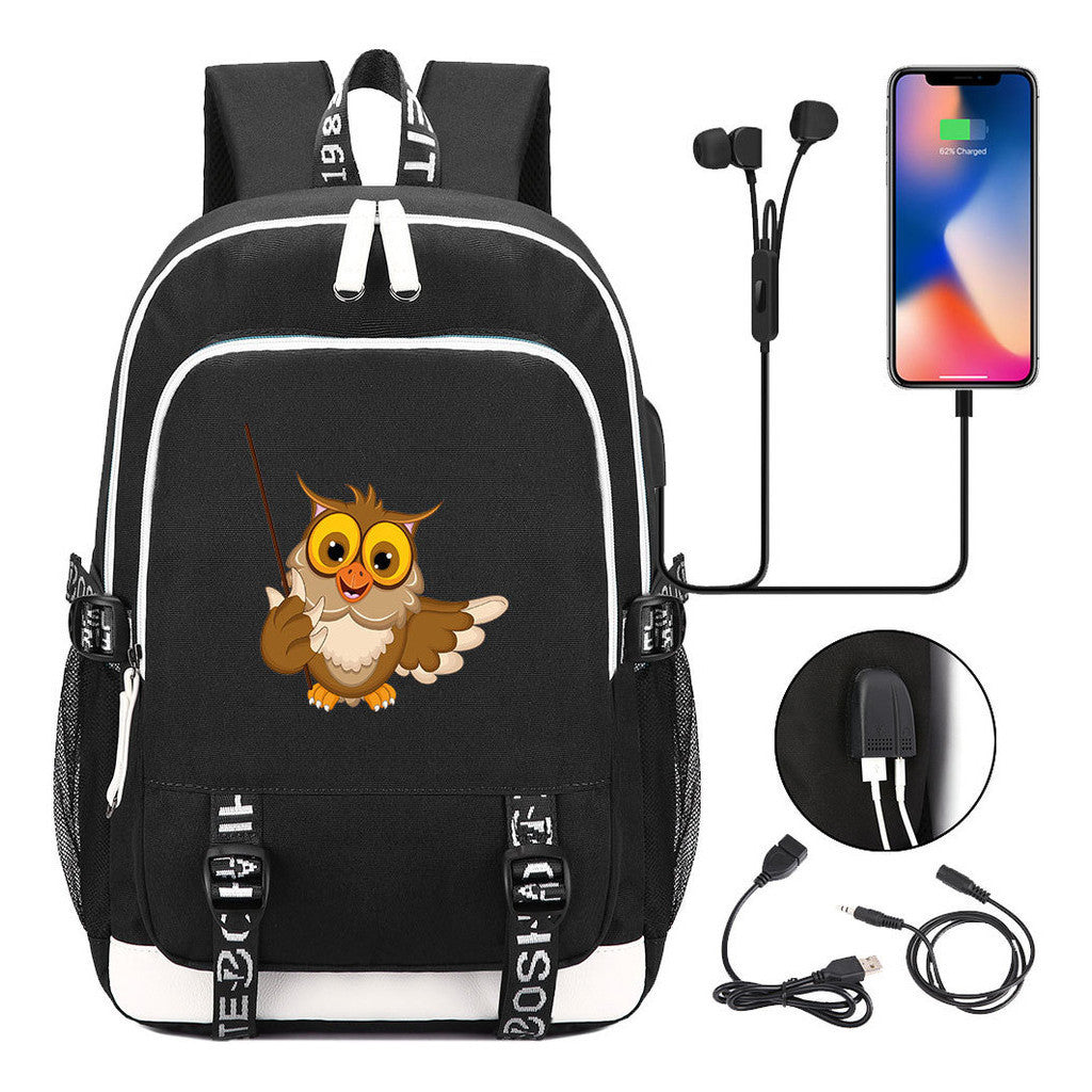 Magic School Youth Student Backpack Usb Men's And Women's Leisure Backpack