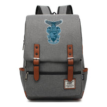 School Of Witchcraft And Wizardry Printed Student Backpack For Men And Women, Casual Belt Buckle, Classic Backpack