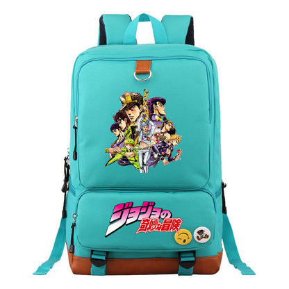 The Wonderful Adventure Of The Comic Jojo Youth Student Backpack, Men's And Women's Backpack, Travel Bag