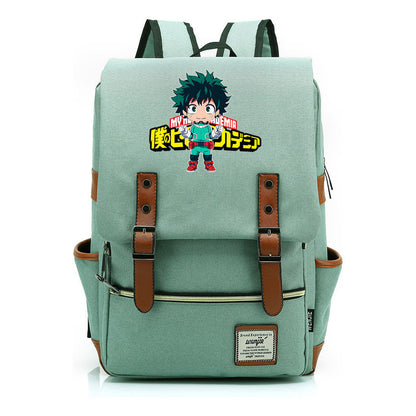 Anime My Heroes Academy Printed Youth Student Backpack Leisure Classic Backpack