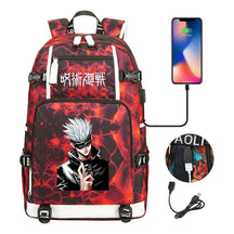 Printed Usb Youth Student Backpack Leisure Large Capacity Travel Backpack