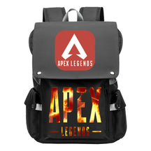 Apex Hero Print Usb Charging Cap Headpiece Student Backpack Leisure Backpack