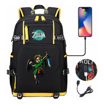 Game Zelda Legend Printed Youth Student Backpack For Men And Women With Large Capacity Leisure Travel Backpack