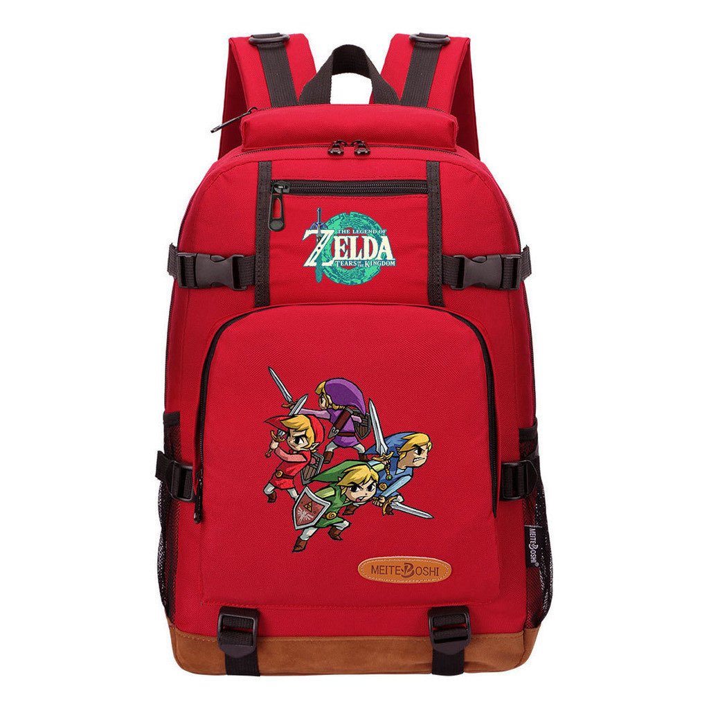 Printed Student Backpack For Leisure Travel Backpack