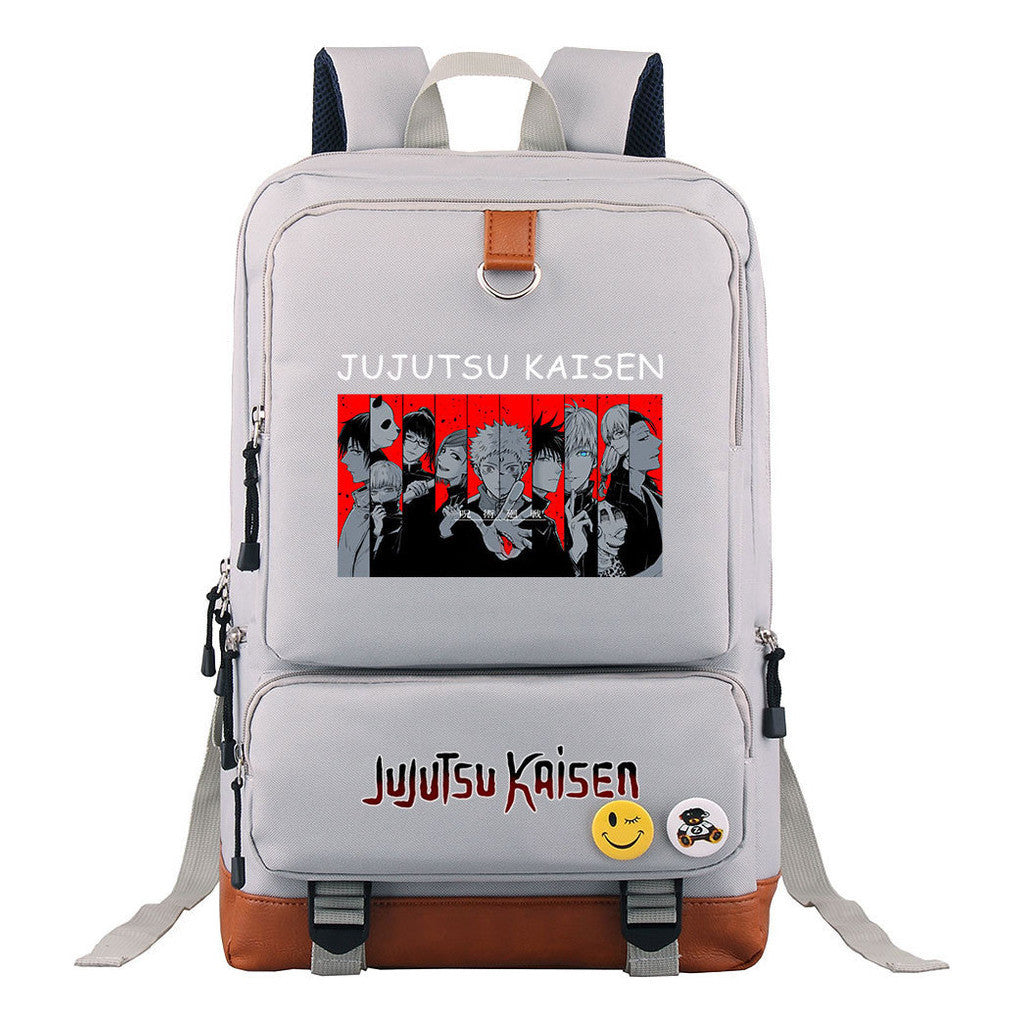 Cartoon And Manga Teenage Student Backpack, Men's And Women's Backpack, Travel Bag