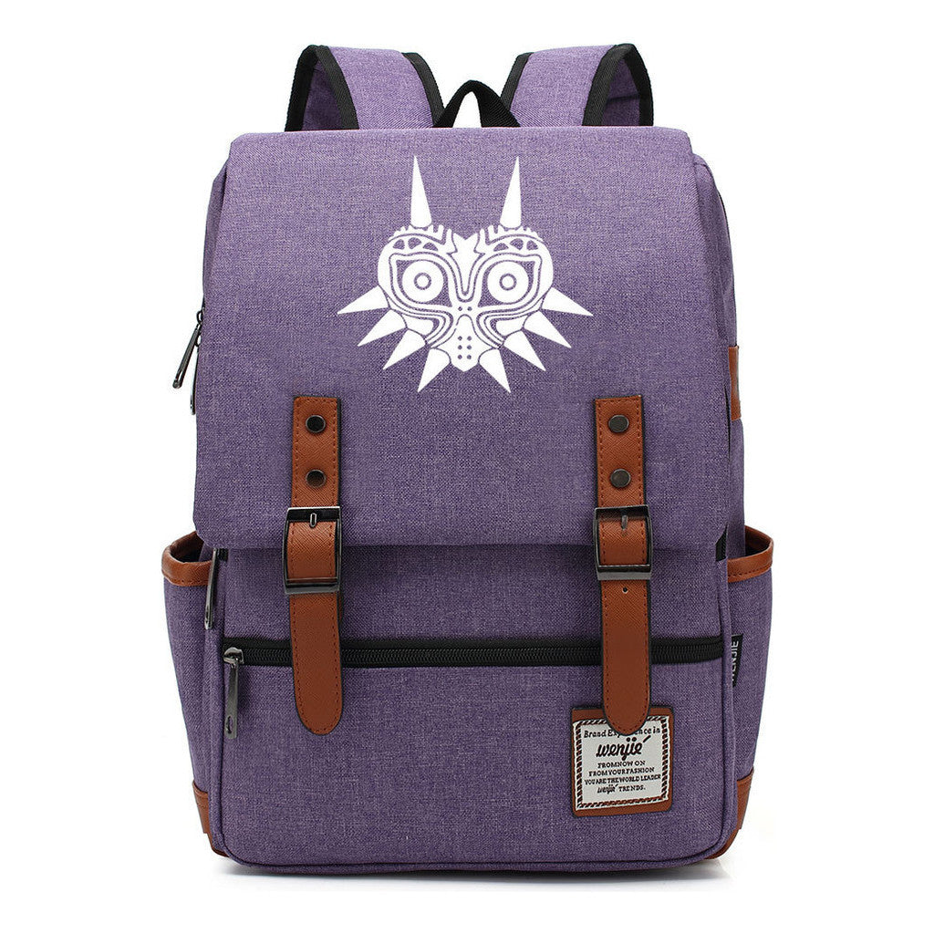 Printed Youth Student Backpack For Men And Women's Casual Classic Backpack