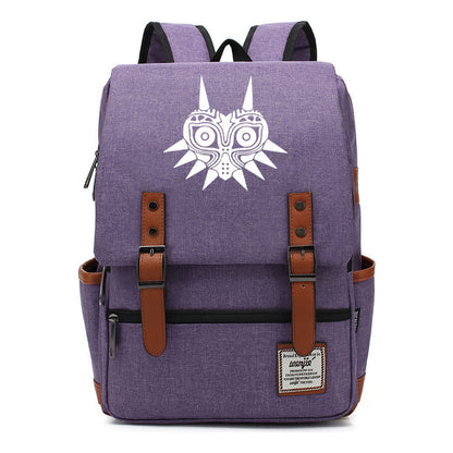 Printed Youth Student Backpack For Men And Women's Casual Classic Backpack