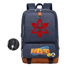 Naruto Printed Usb Student Backpack For Men And Women's Leisure Travel Backpack