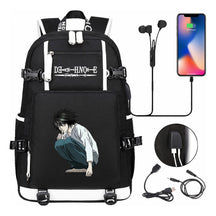 Death Note Usb Large Capacity Youth Student Backpack Men's And Women's Leisure Travel Backpack