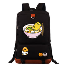 Cartoon Anime Lazy Egg Youth Student Backpack, Large Capacity Travel Bag, Boy's And Girl's Backpack