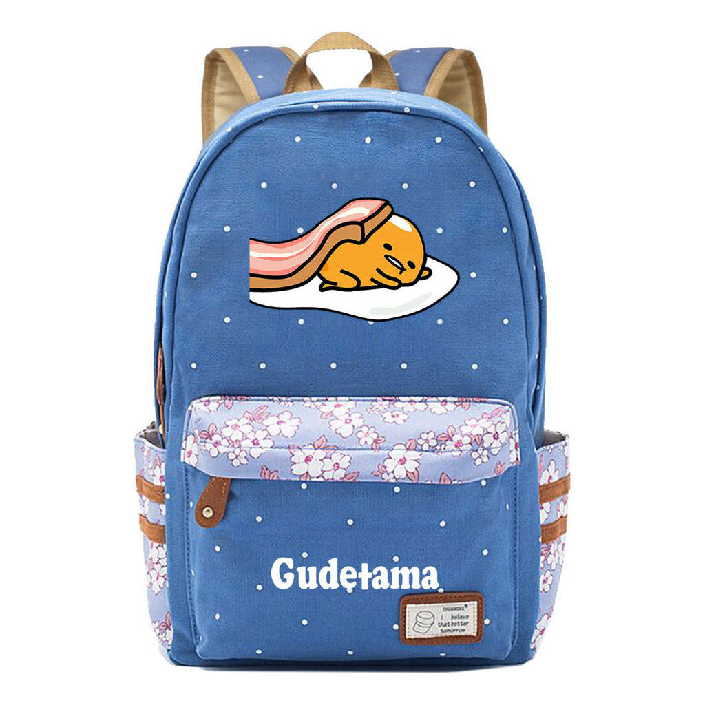 Egg Yolk Lazy Egg Teenage Girls Student Backpack Leisure Backpack