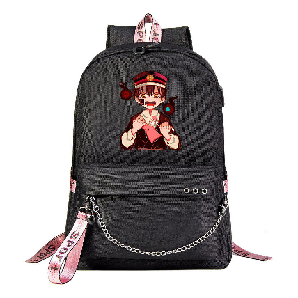 Usb Youth Student Backpack For Boys And Girls Leisure Travel Backpack
