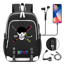 Pirate King Lufei Youth Student School Bag Usb Men's And Women's Leisure Backpack