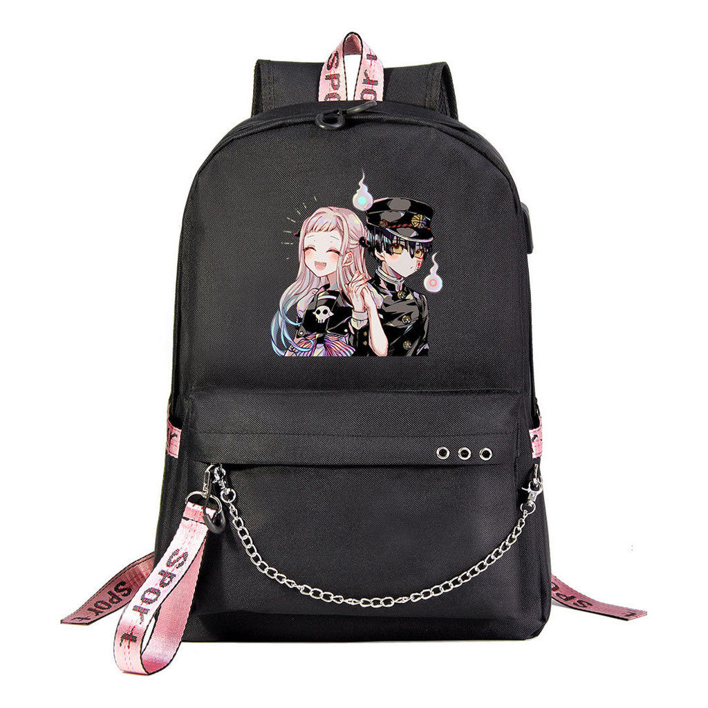 Usb Youth Student Backpack For Boys And Girls Leisure Travel Backpack
