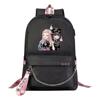 Usb Youth Student Backpack For Boys And Girls Leisure Travel Backpack
