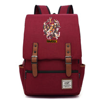 Volleyball Youth Printed Student School Bag Casual Belt Buckle Classic Backpack