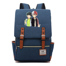 Anime My Heroes Academy Printed Youth Student School Bag Casual Belt Buckle Classic Backpack
