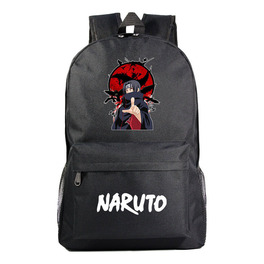 Cartoon Day Manga Naruto Starry Sky Print Simple Teen Student School Bag Men's And Women's Leisure Travel Backpack