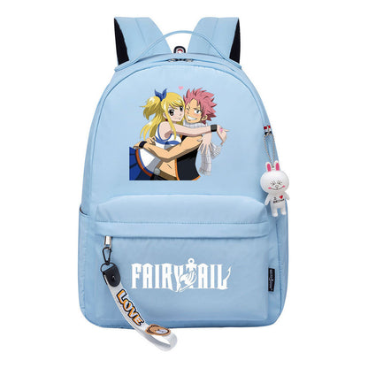 Printed Teenage Student Backpack Men And Women, Casual Bag Girls Backpack