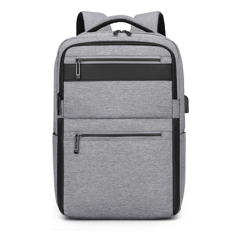Usb Backpack, Large Capacity Computer Bag, Casual Student Backpack, Minimalist Travel Bag