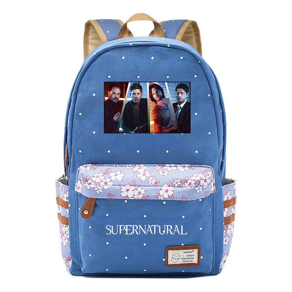 Evil Power Printed Student School Bag Fashion Casual Backpack