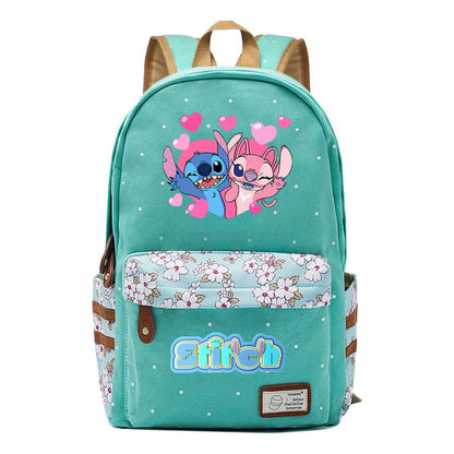 Japanese Anime Interstellar Baby Stitch Printed Youth Backpack Casual Backpack
